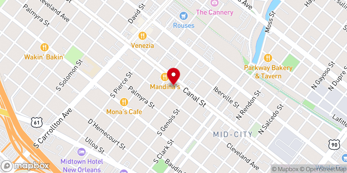 Map showing location of Grace Episcopal Church