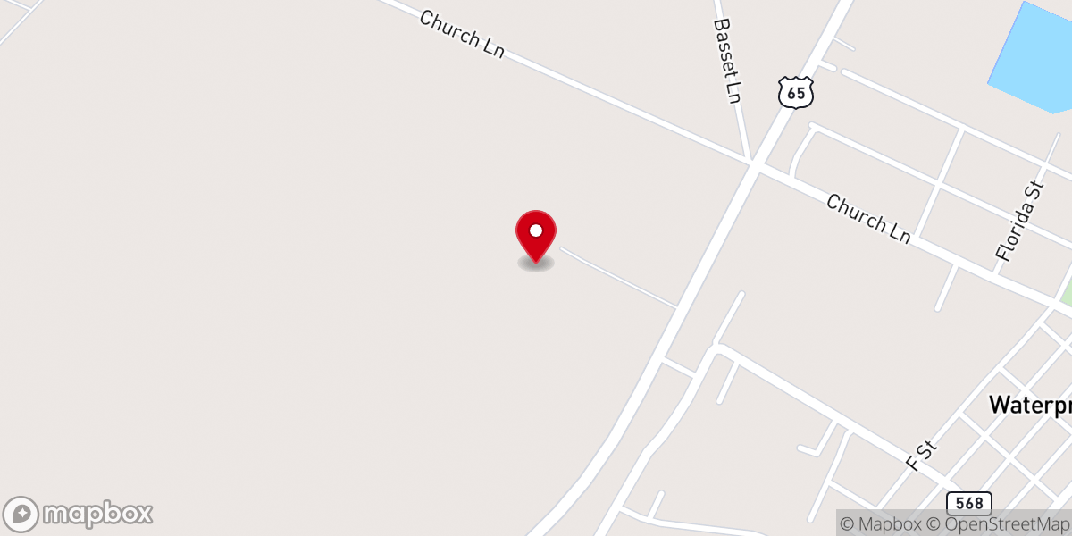 Map showing location of Tensas Parish Detention Center