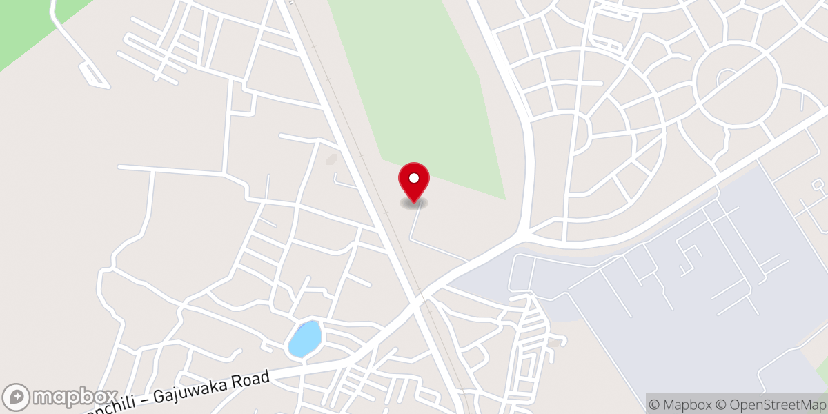 Map showing location of Calvary Pentecostal Church