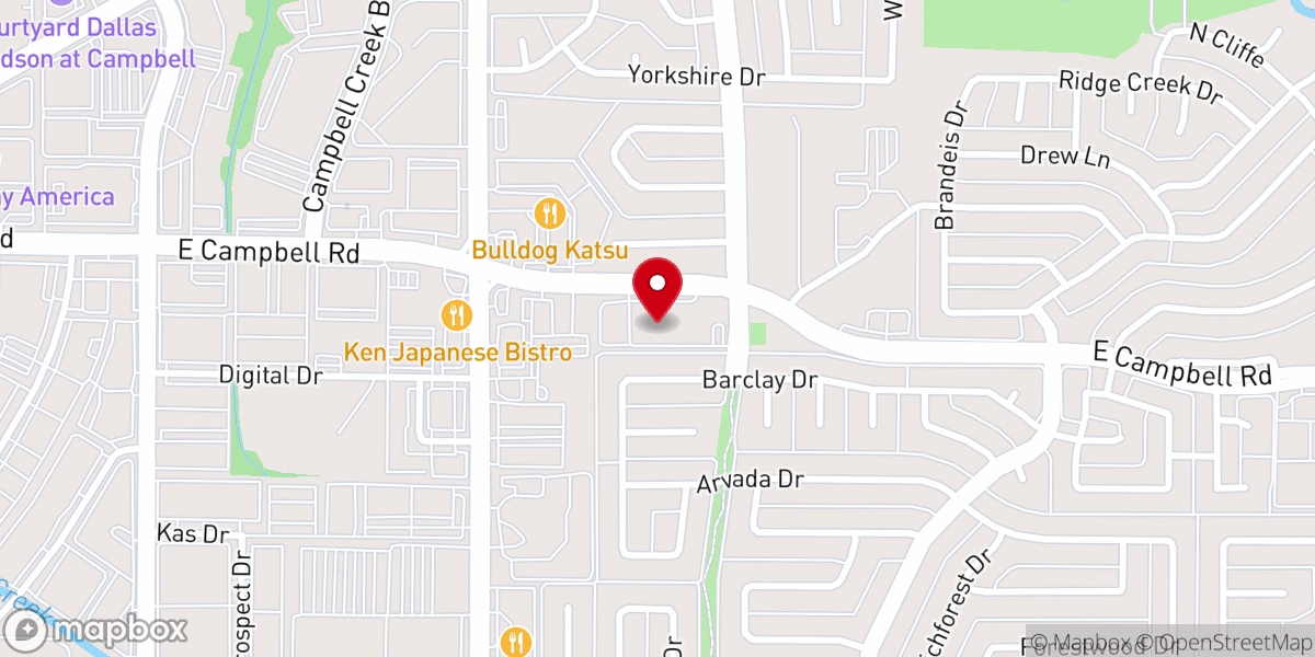 Map showing location of Care Church