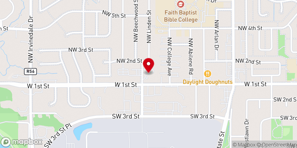 Map showing location of St. Anne's Episcopal Church
