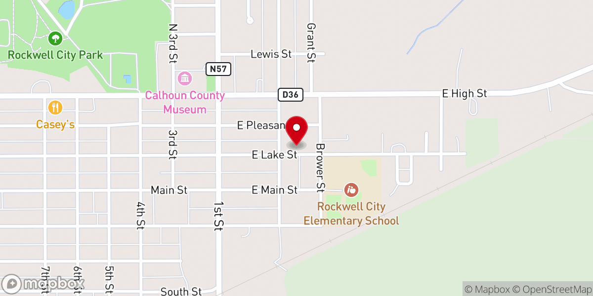 Map showing location of Parsonage - Spirit of Hope Church