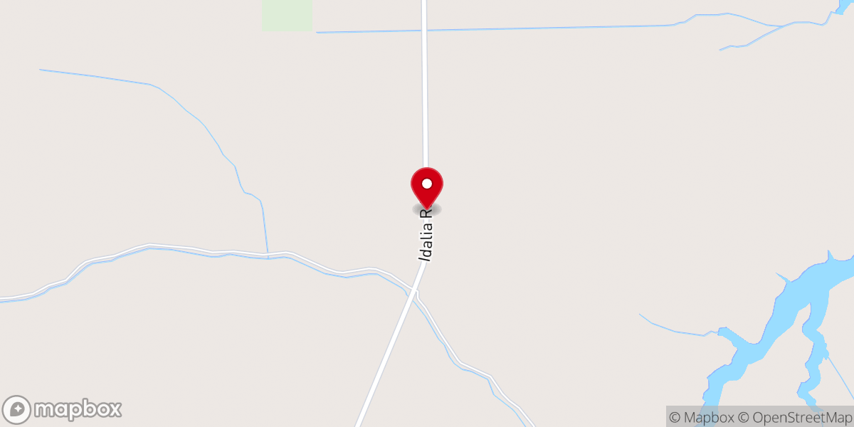 Map showing location of Mt Shiloh MB Church