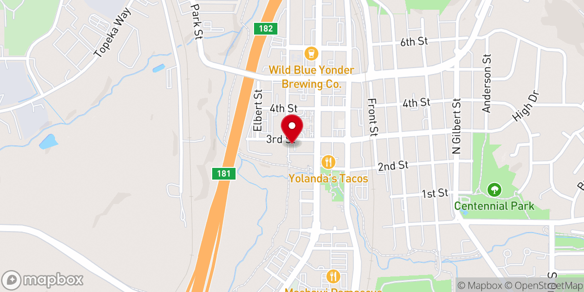 Map showing location of Scileppi's at The Old Stone Church