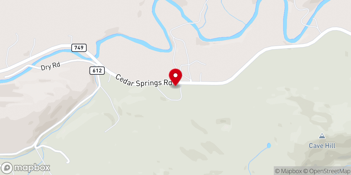 Map showing location of Speedwell Methodist Church