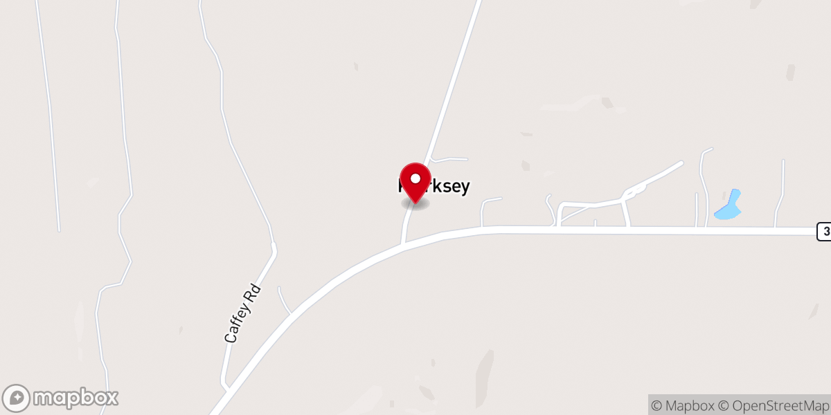 Map showing location of Trinity Church