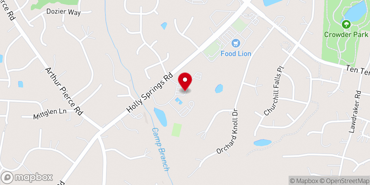 Map showing location of Kraft Family YMCA