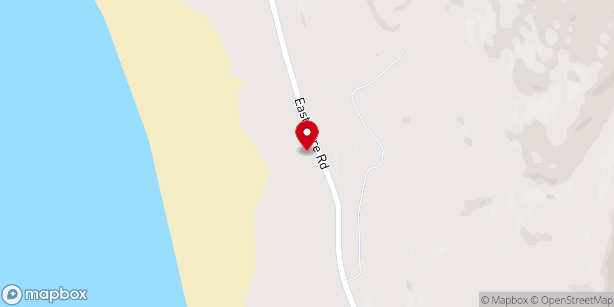 Map showing location of North Beach Rentals