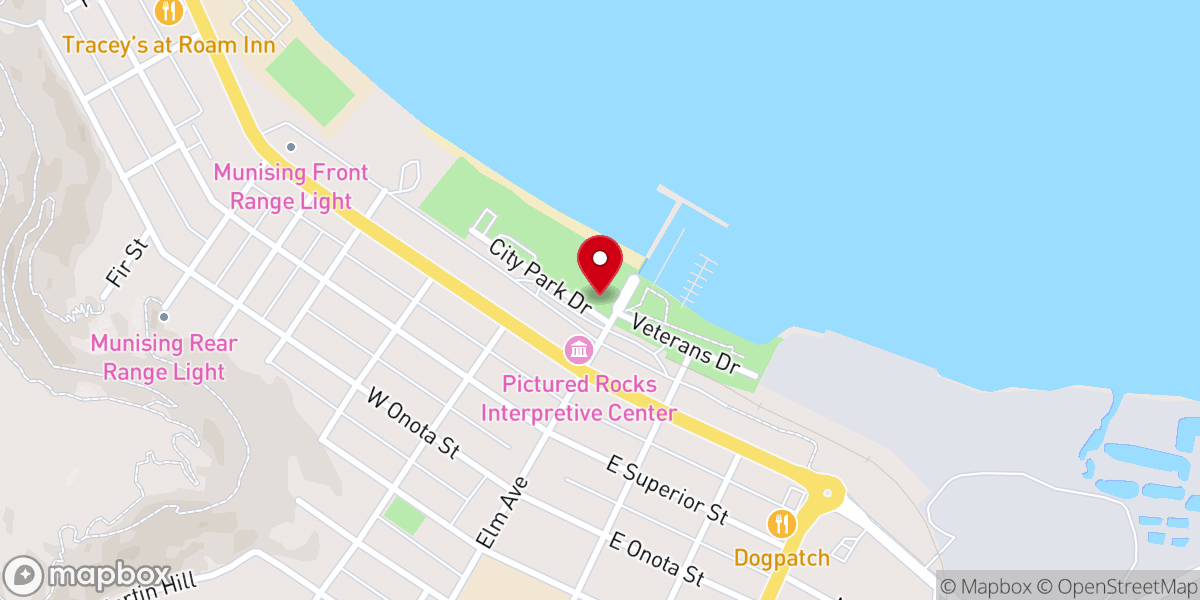 Map showing location of Pictured Rocks Cruises, LLC.