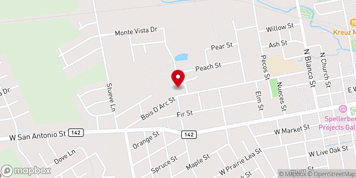 Map showing location of Caldwell County Christian