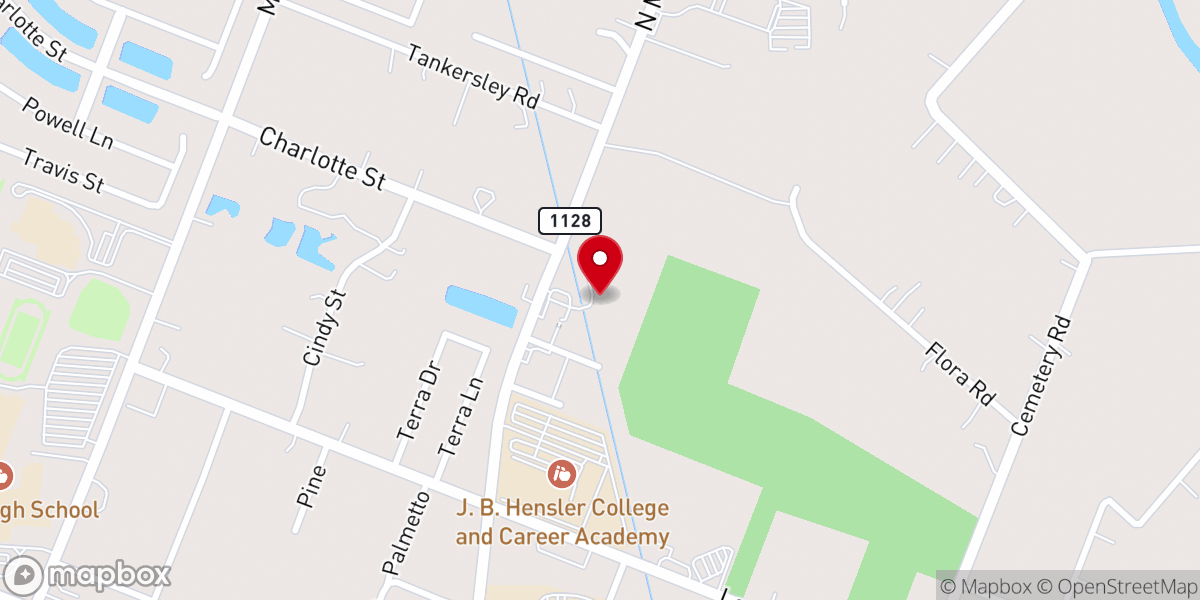Map showing location of Called to Care Community Church