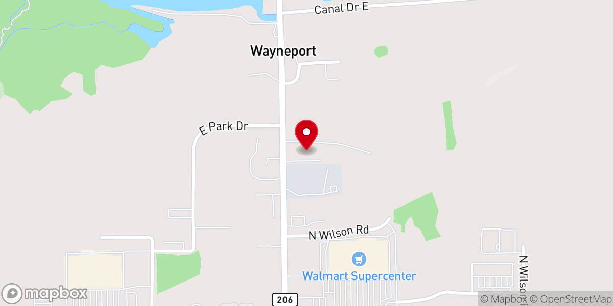 Map showing location of Calvary Chapel Macedon