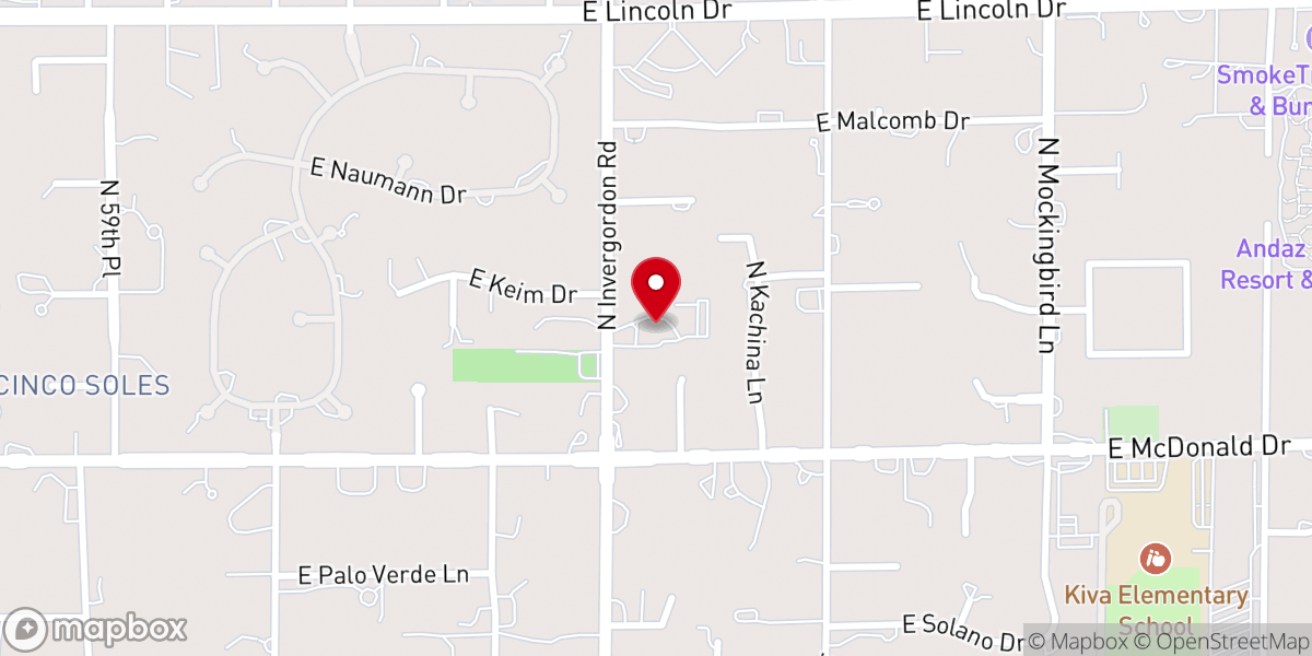 Map showing location of Calvary Church of the Valley