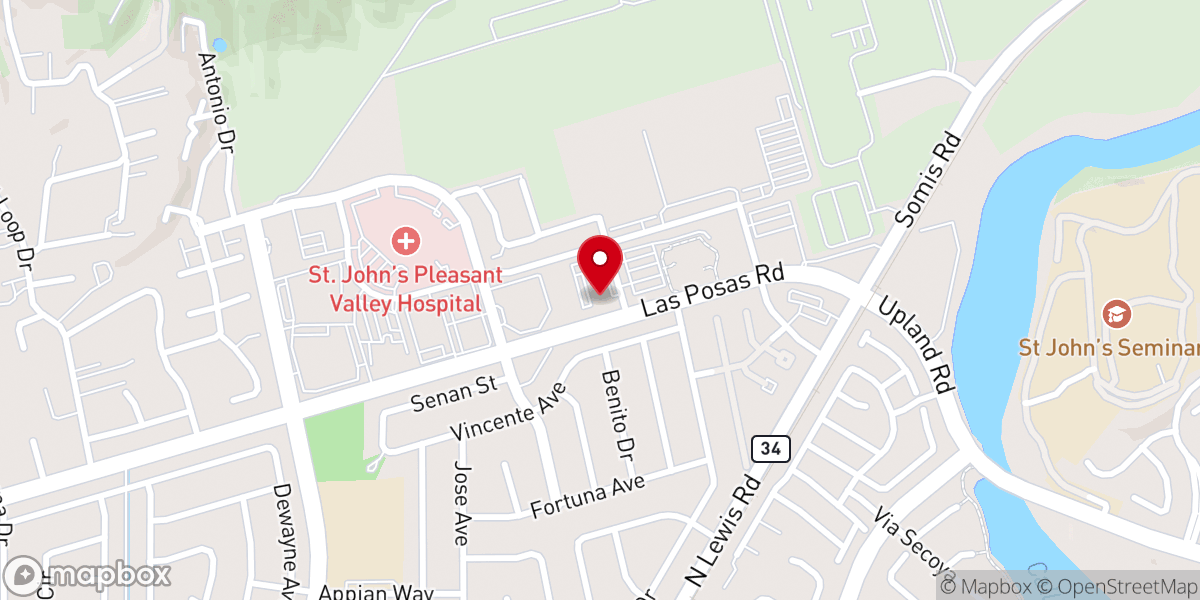 Map showing location of Camarillo Seventh-day Adventist Church