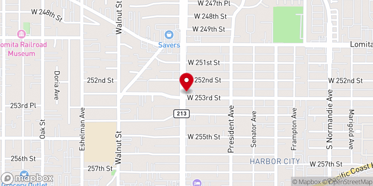 Map showing location of Canaan New Life Christian Church