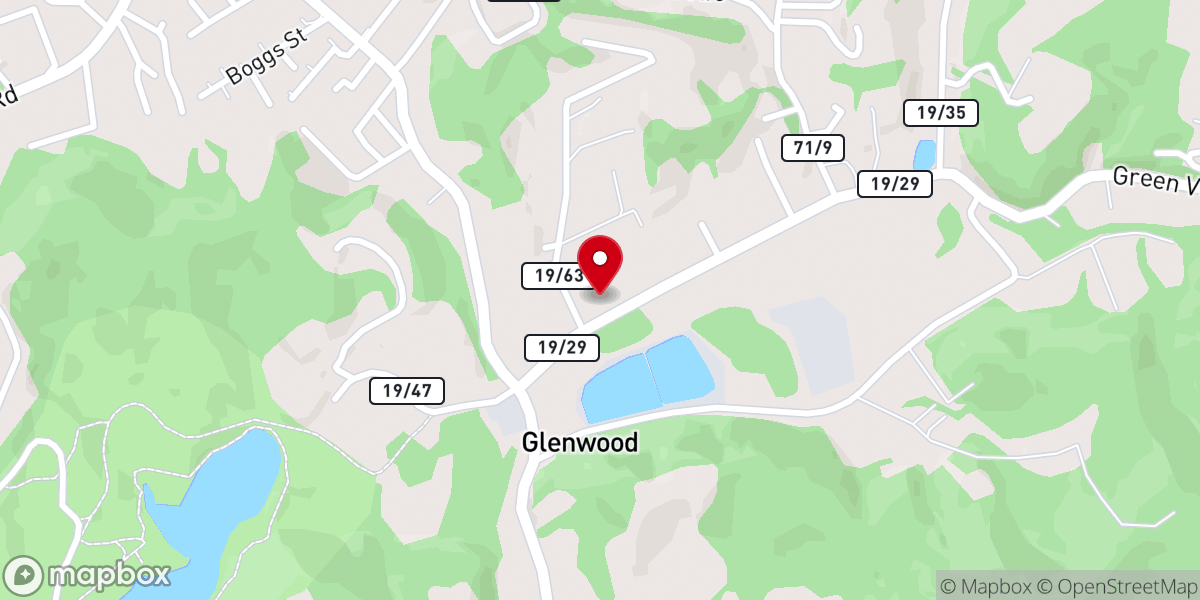 Map showing location of Carr Memorial United Methodist Church