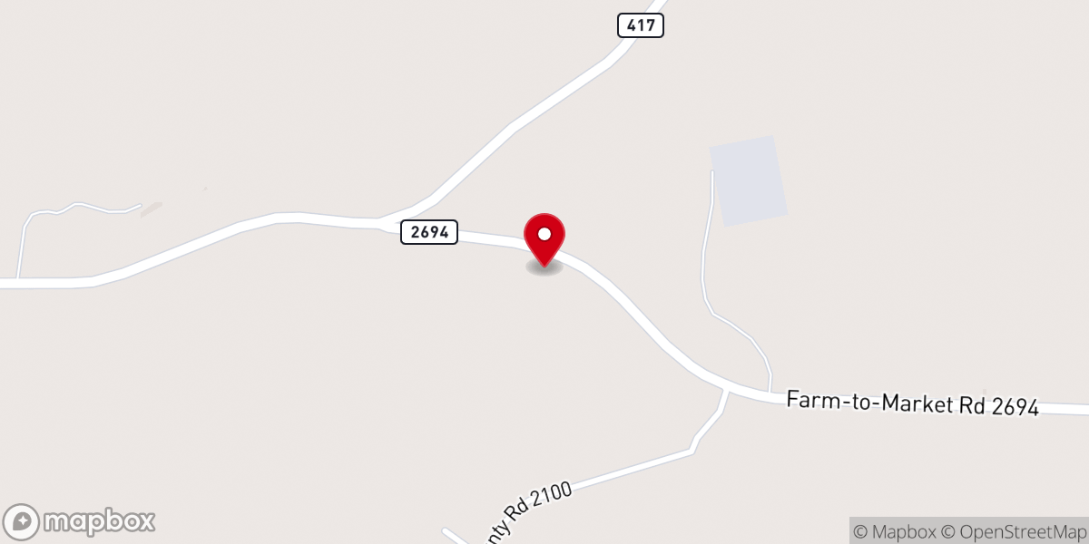 Map showing location of Carroll Chapel CME