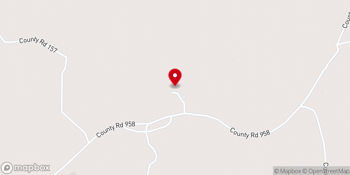 Map showing location of Carter's Branch Missionary Baptist Church