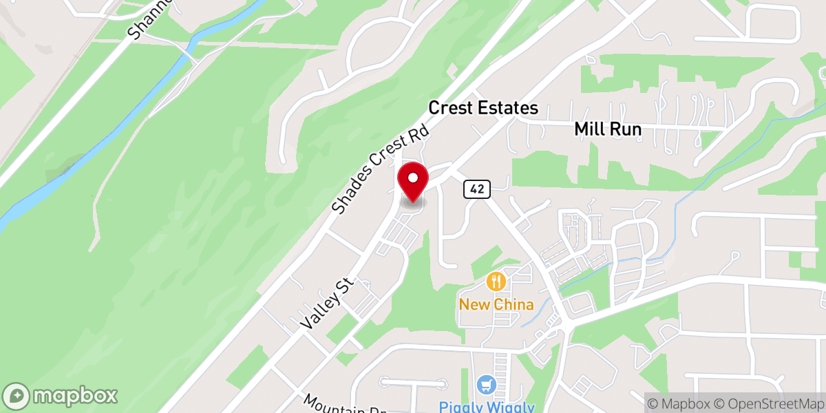 Map showing location of St Luke Korean Catholic Church