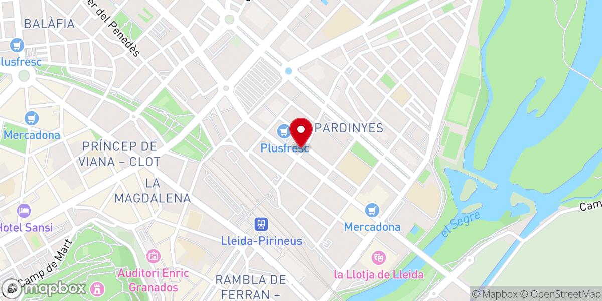 Map showing location of Iglesia Movimiento Misionero Mundial