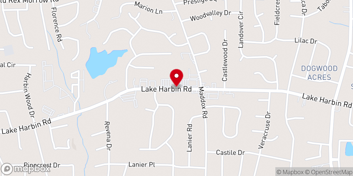 Map showing location of Breakthrough Worship Center of Hope