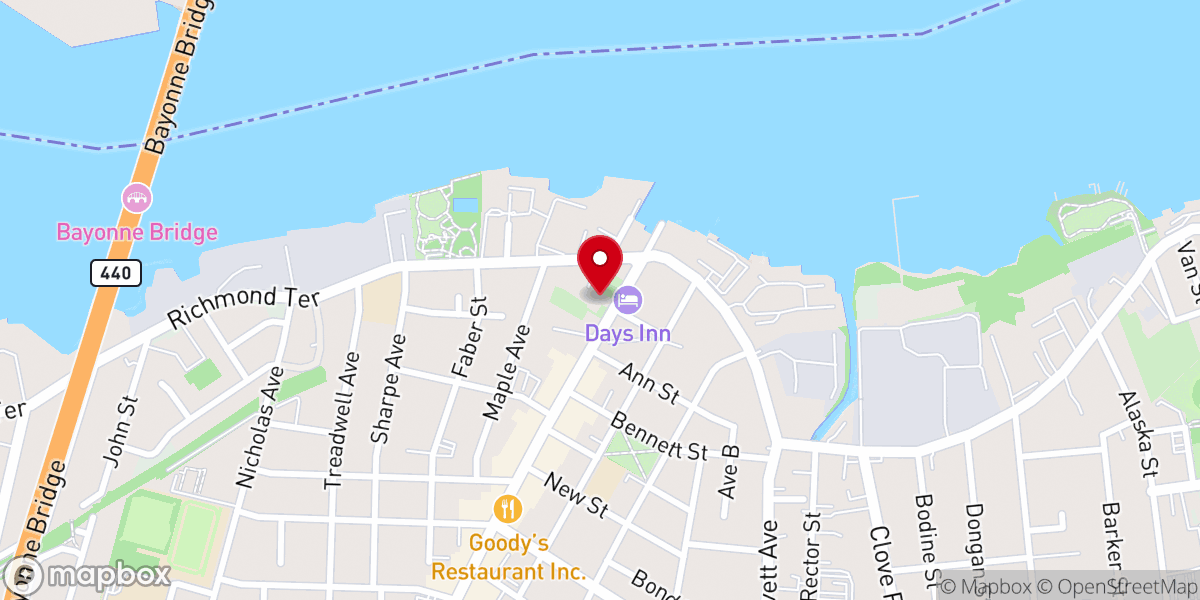 Map showing location of Reformed Church Cemetery