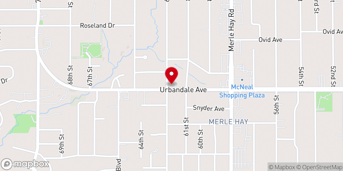 Map showing location of Community of Christ