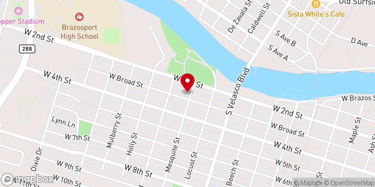 Map showing location of Miracle House of Prayer