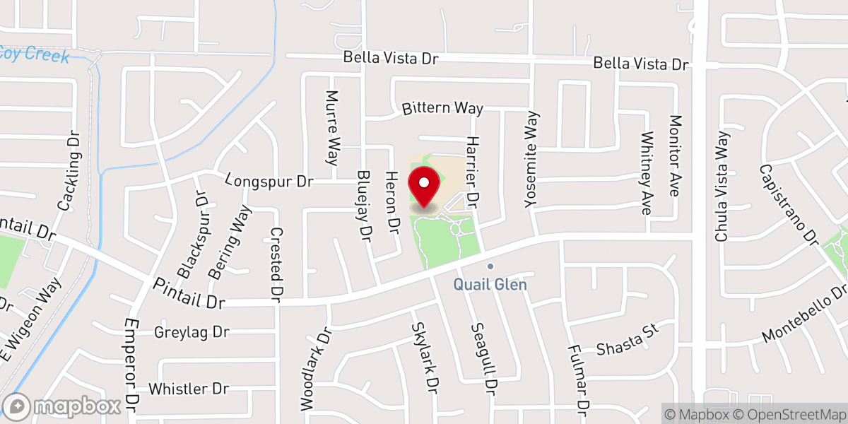 Map showing location of The Edge Community Church