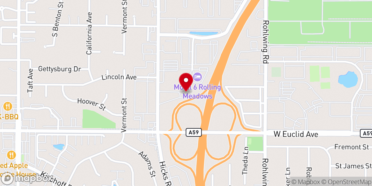 Map showing location of Shorewood Bible Church