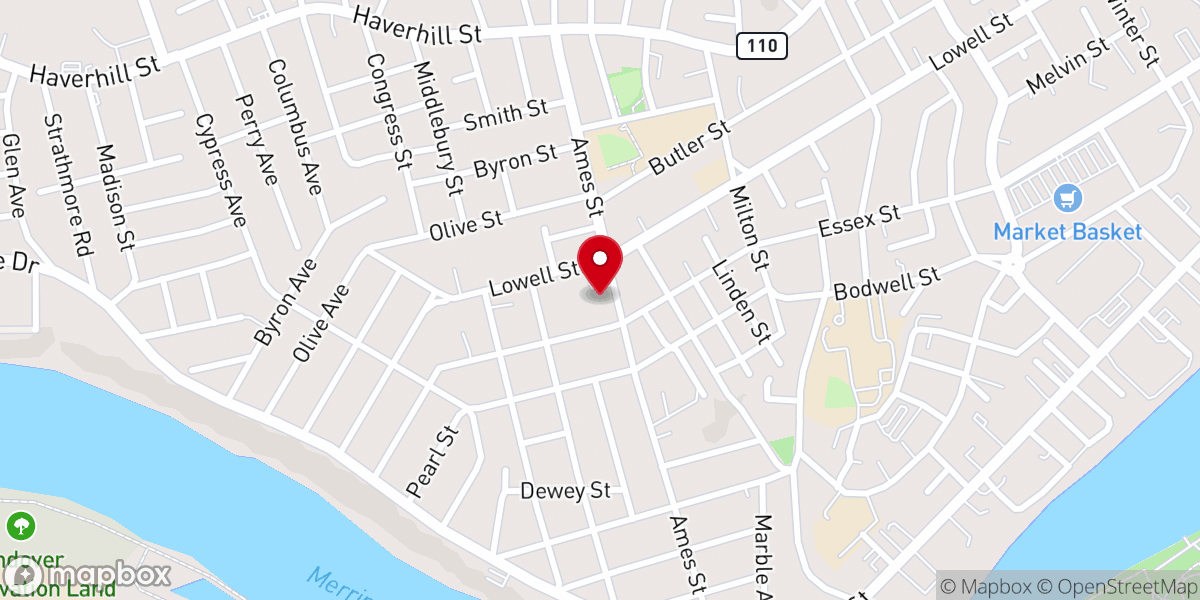 Map showing location of St. Augustine Chapel