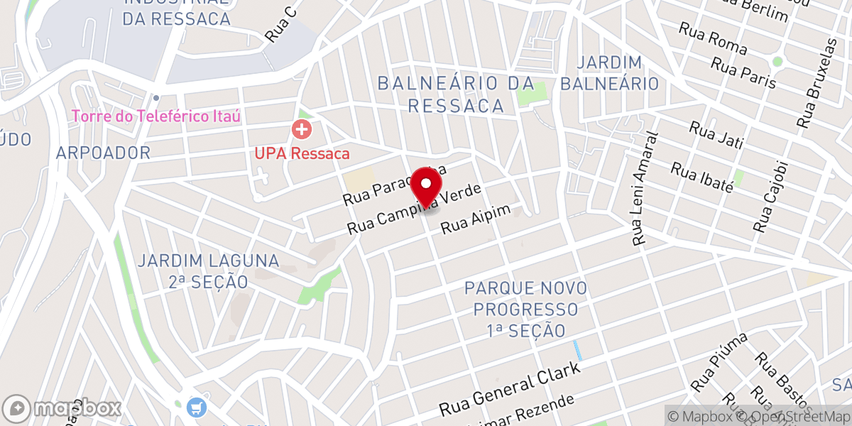 Map showing location of Igreja Batista Amor Perfeito