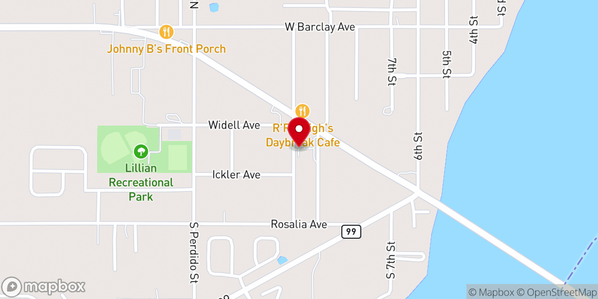 Map showing location of St Joseph Catholic Church