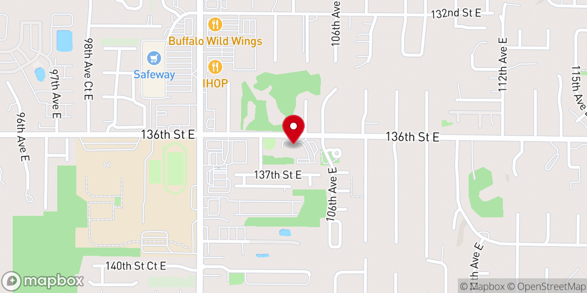 Map showing location of Pilgrim Lutheran Church