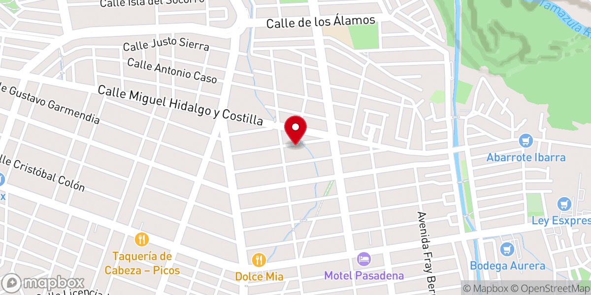Map showing location of Centro Familiar Cristiano Asambleas de Dios