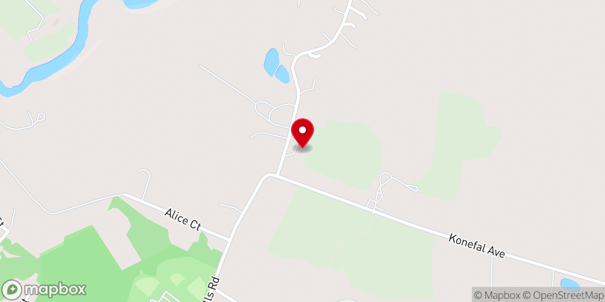 Map showing location of Grace Reformed Baptist Church