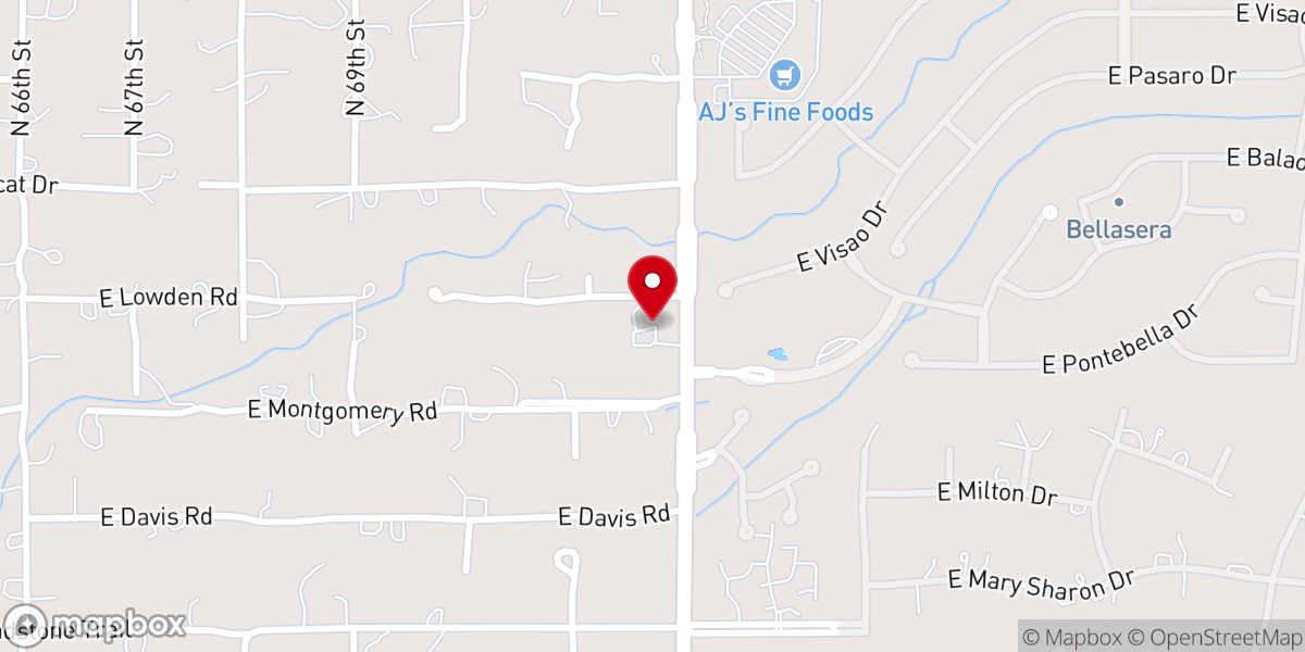 Map showing location of Black Mountain United Church of Christ