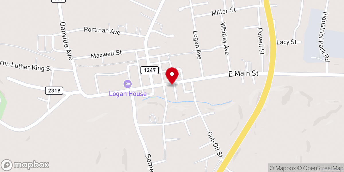 Map showing location of Stanford Presbyterian Church