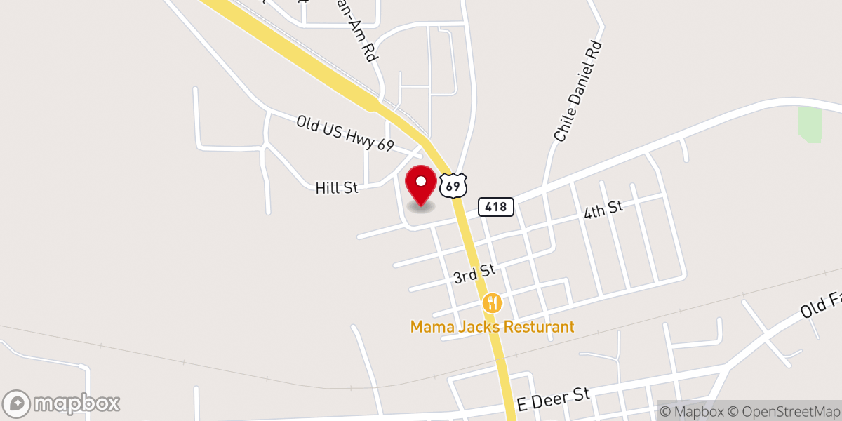 Map showing location of Greater Mt Corinth Missionary Baptist Church
