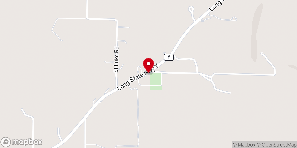 Map showing location of Saint Luke Church