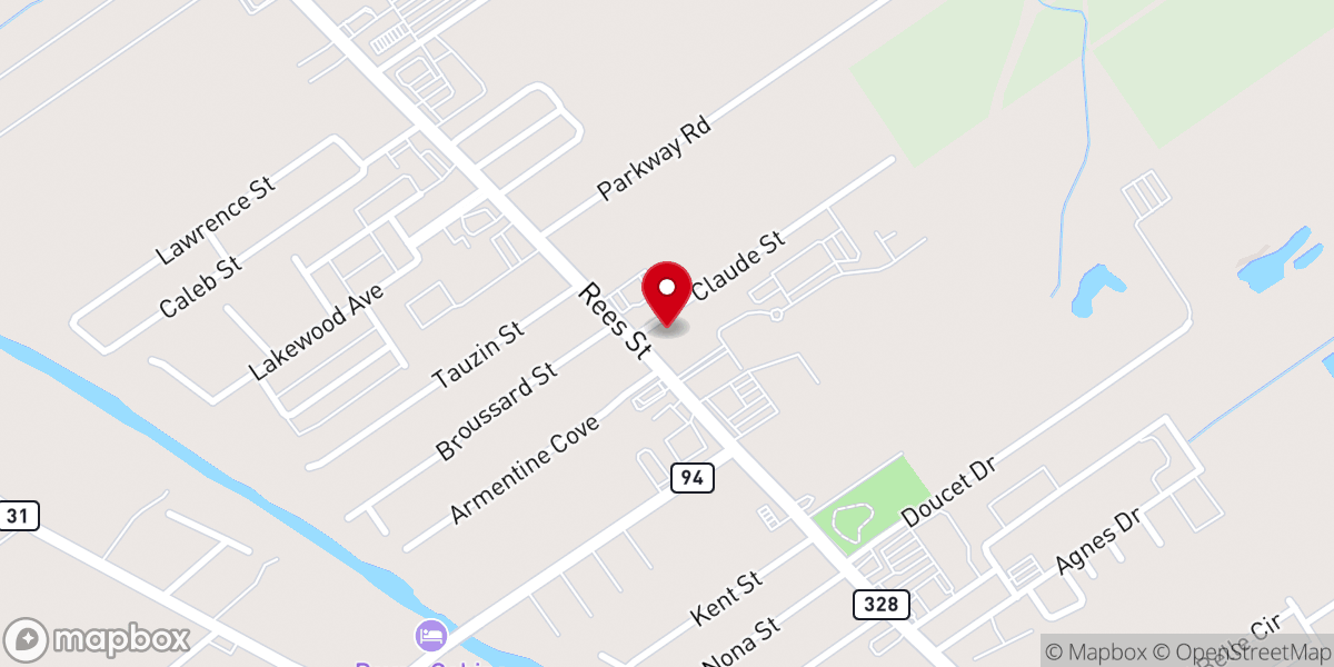 Map showing location of Pizza Hut