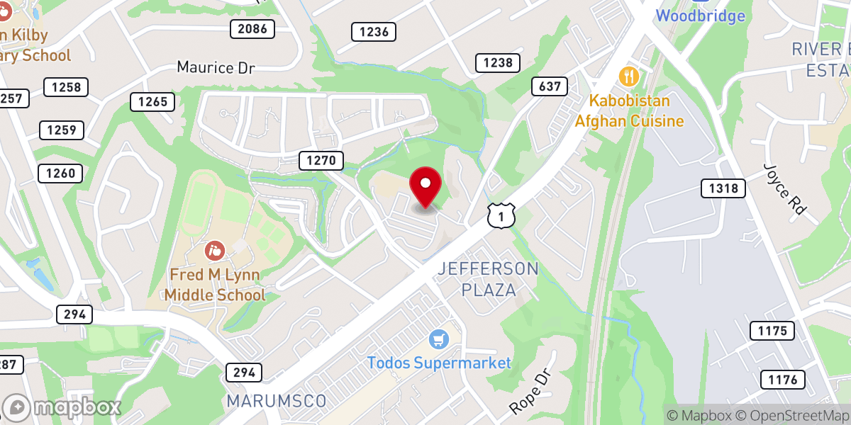 Map showing location of Our Lady of Angels Roman Catholic Church (Nuestra Señora de Los Ángeles)