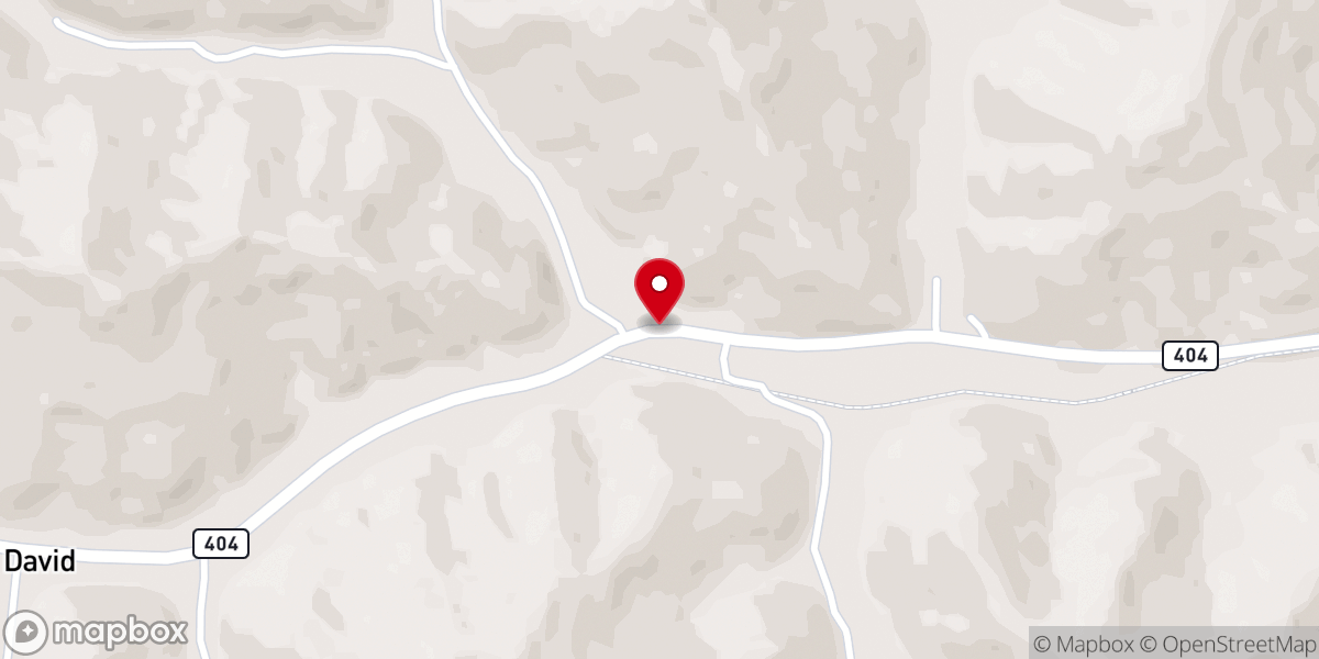 Map showing location of Cold Springs Church