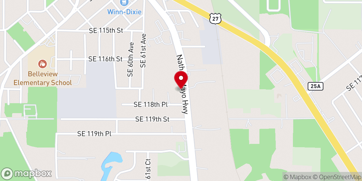 Map showing location of New Convenant Foursquare Church