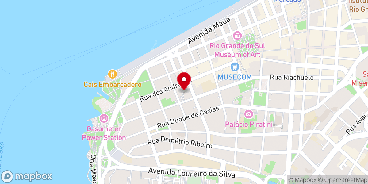 Map showing location of Basílica Nossa Senhora das Dores
