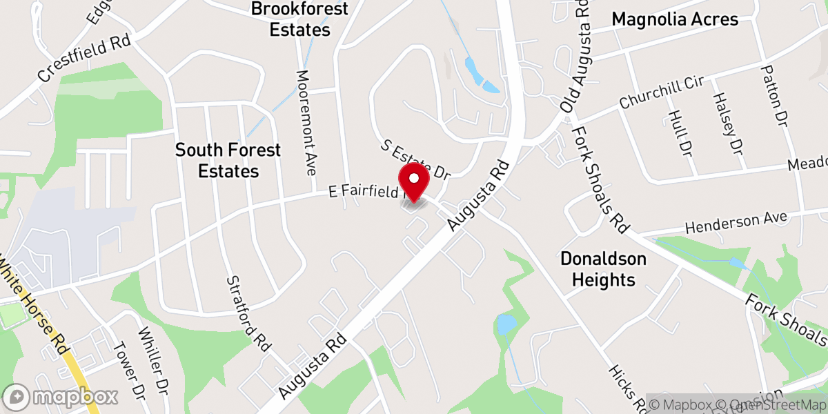 Map showing location of New Testament Baptist Church