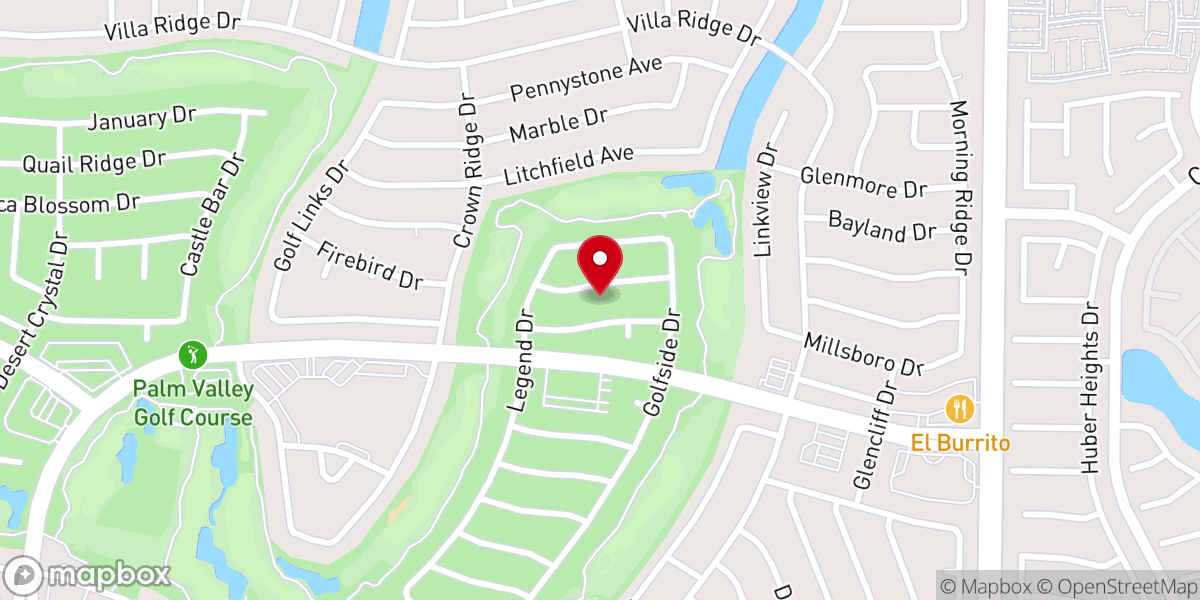 Map showing location of Saint Andrew Lutheran Church