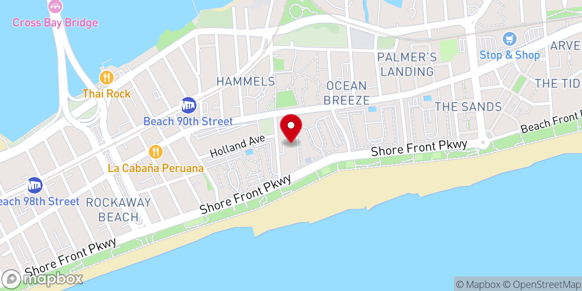 Map showing location of St. Rose of Lima Catholic Academy