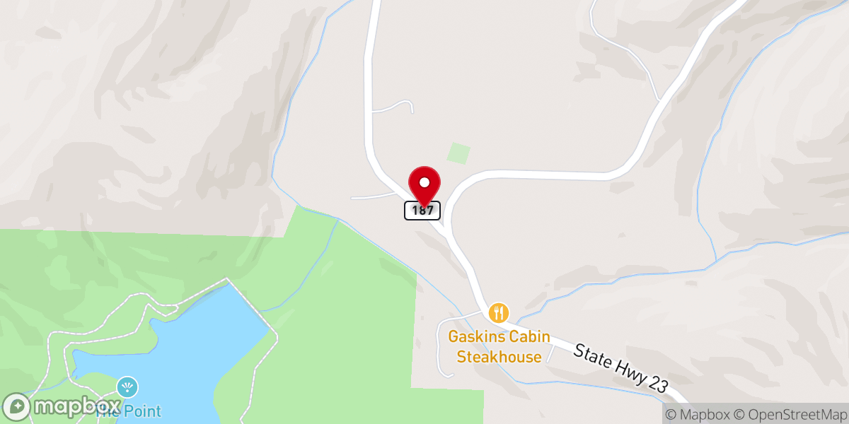 Map showing location of My. View Missionary Baptist Church
