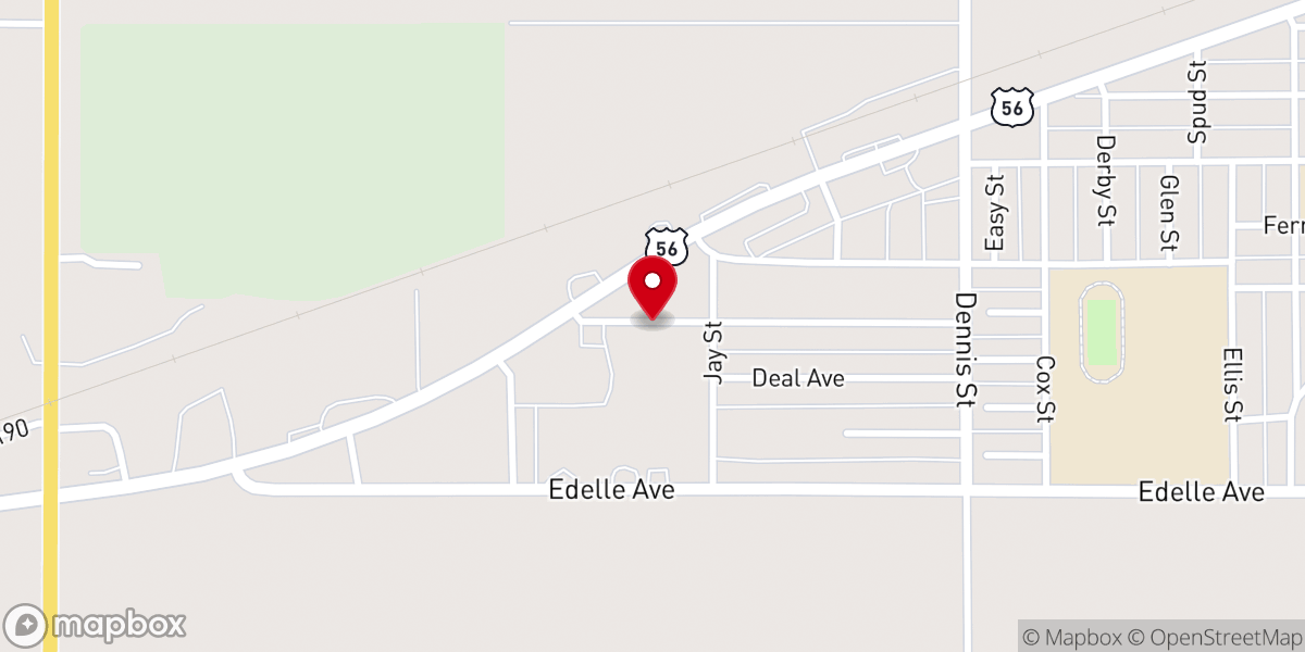 Map showing location of Living Gospel Church of Sublette